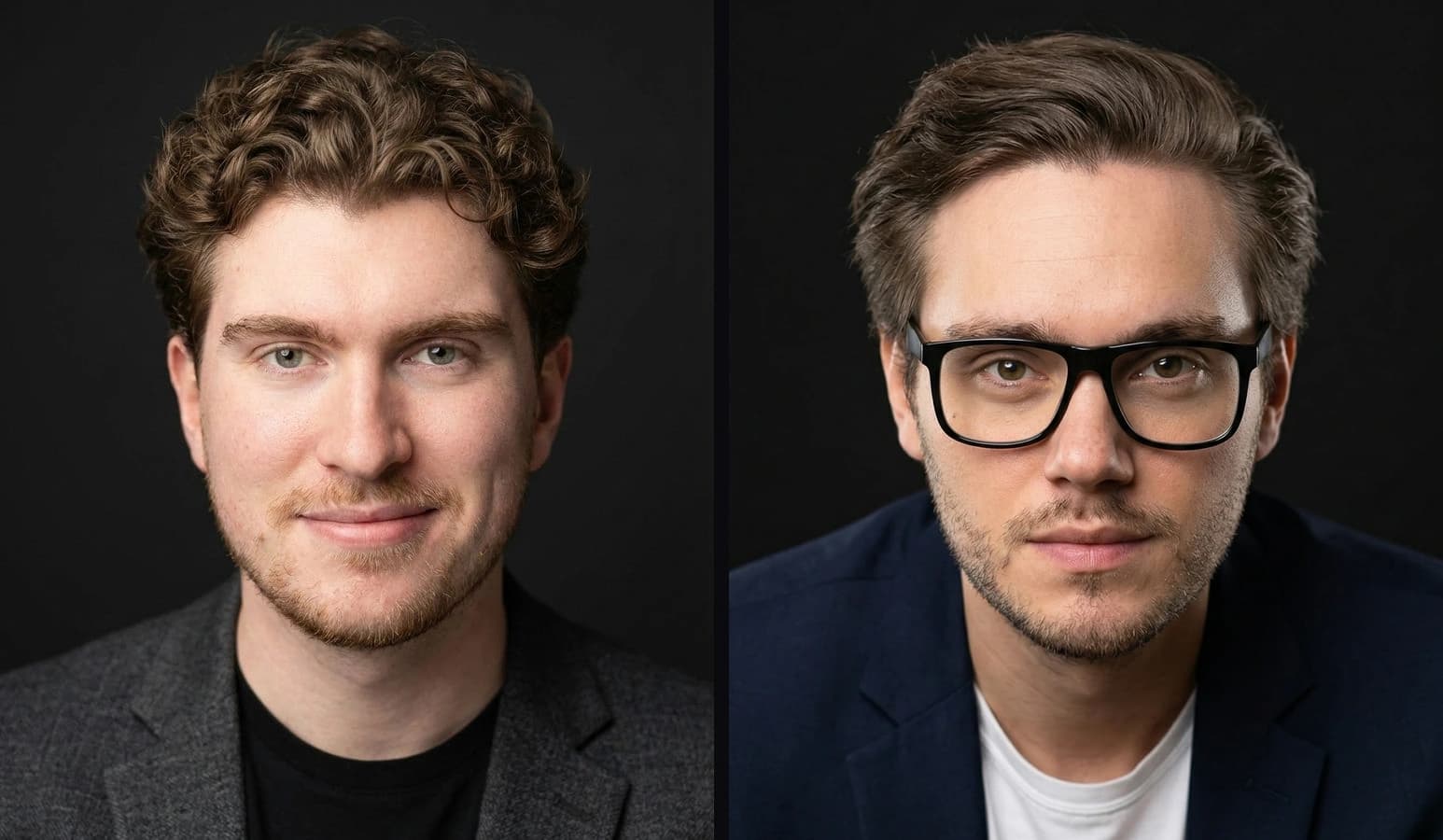 Luis Macphee (links) und Jo Krieg (rechts), die Gründer von Crew.