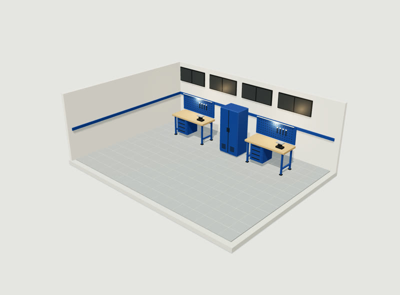 WORK Team – Zwei Arbeitsplätze